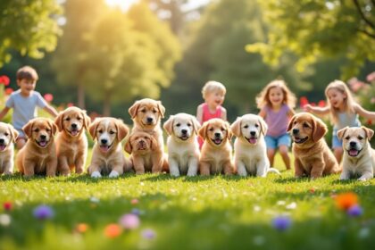 découvrez notre sélection des 10 races de chiots les plus affectueux avec les enfants. idéales pour les familles, ces races sont douces, protectrices et parfaites pour partager de tendres moments avec vos petits.